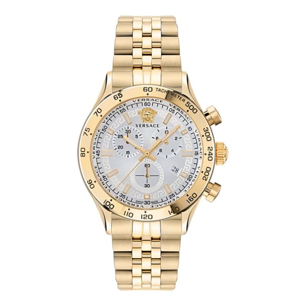 Versace Hellenyium Chrono Bracelet Watch Mens